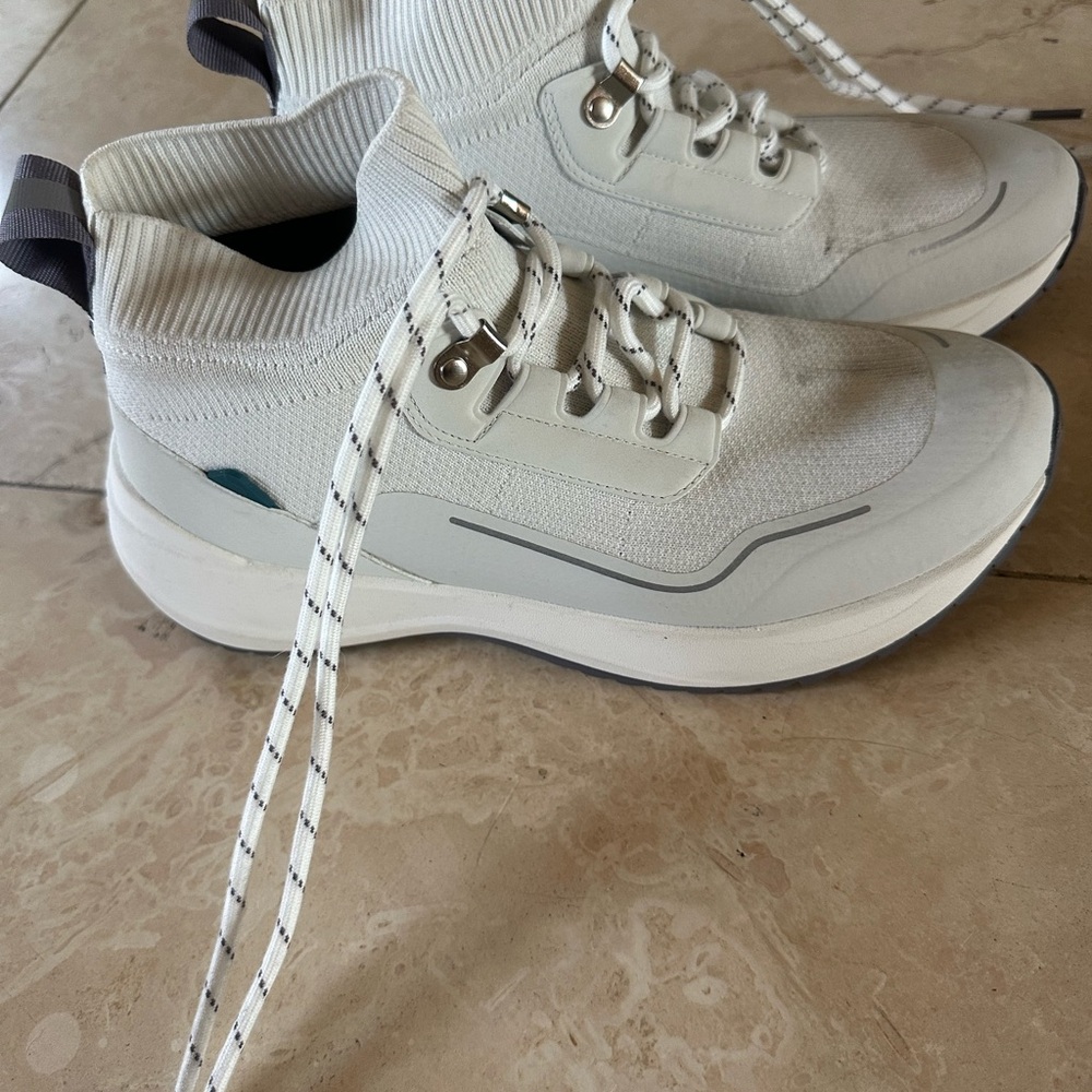 White High-Top Sneakers